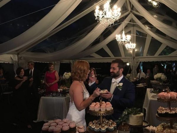wedding tent chandelier